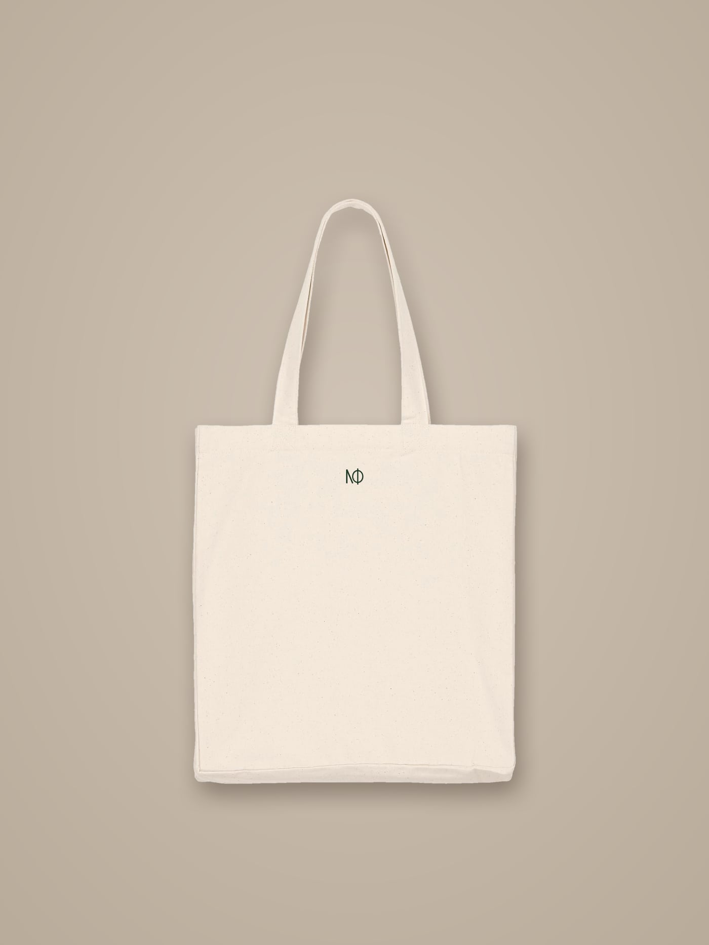 Tote Bag NΦ — Vorne (mit KI erstellte Aufnahme)